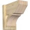 Ekena Millwork Thorton Slat Rough Sawn Outlooker, Douglas Fir, 8"W x 14"D x 14"H OUT08X14X14THR06RDF - alternate 1